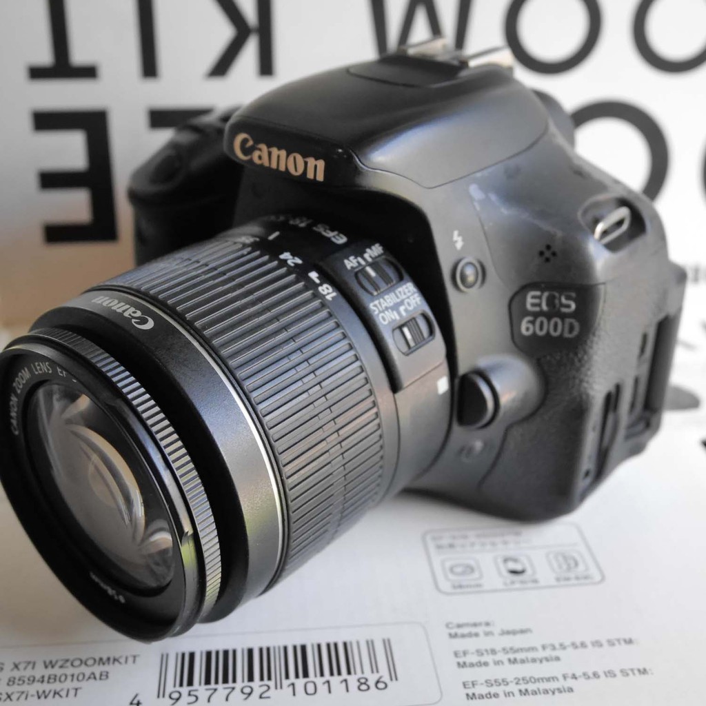 CANON EOS 600d kit 18-55mm IS II LENGKAP SC 30rb | Shopee