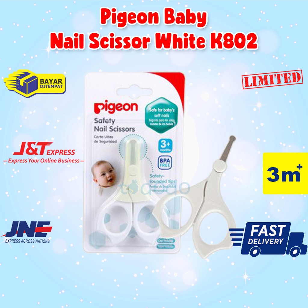 Gunting Kuku Bayi Pigeon Baby Nail Scissor White K802