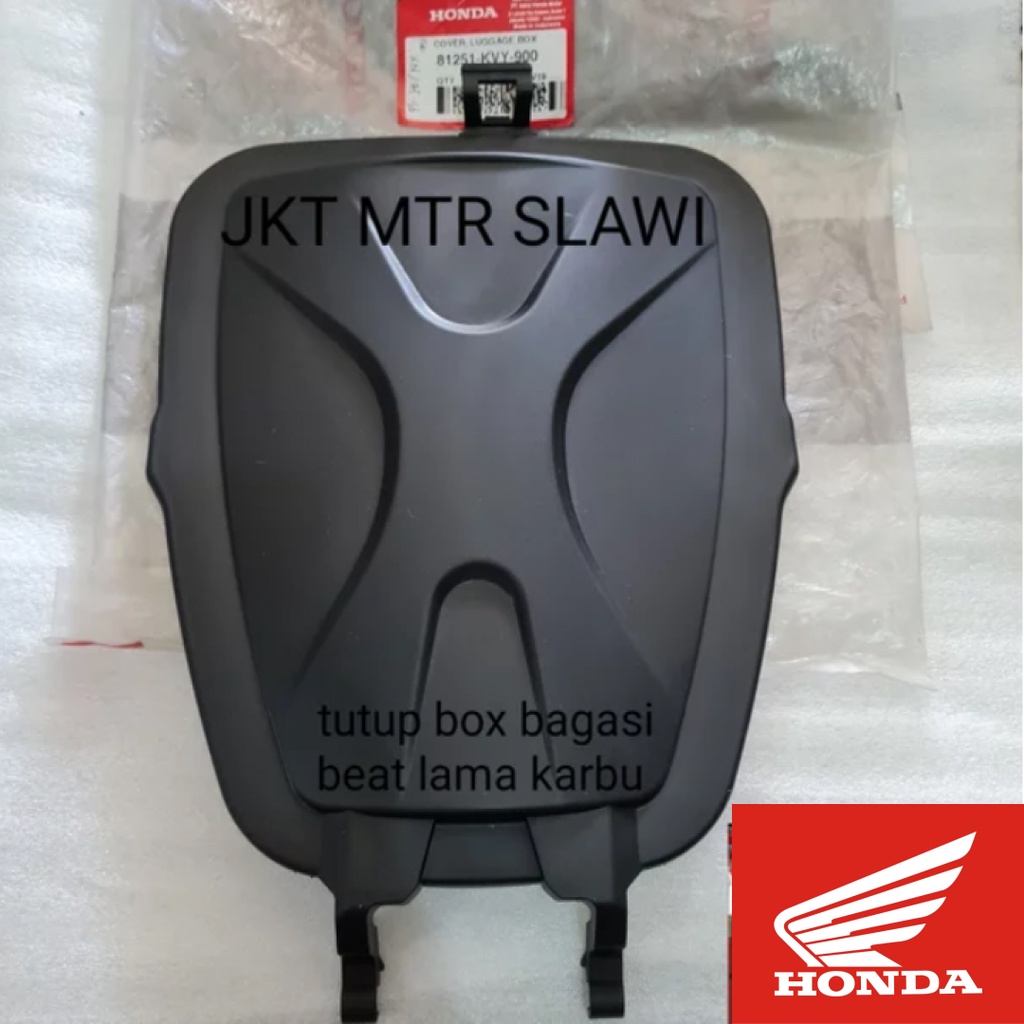tutup box bagasi cover box bagasi cover luggage box beat lama beat karbu ori honda ahm