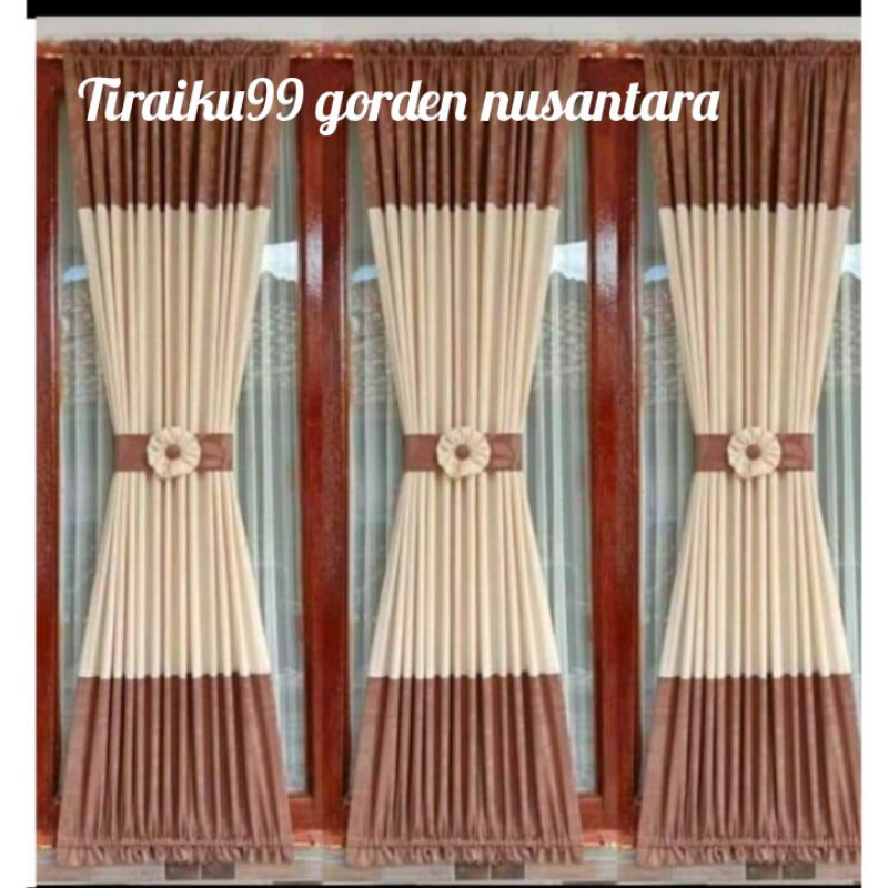 gorden minimalis kupu2/korden pita gordyn gordeng korden jendela murah