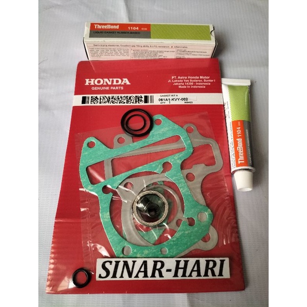 TOP SET GASKET KIT KVY HONDA BEAT , BEAT KARBU, SCOOPY KARBU, SPACY KARBU OLD