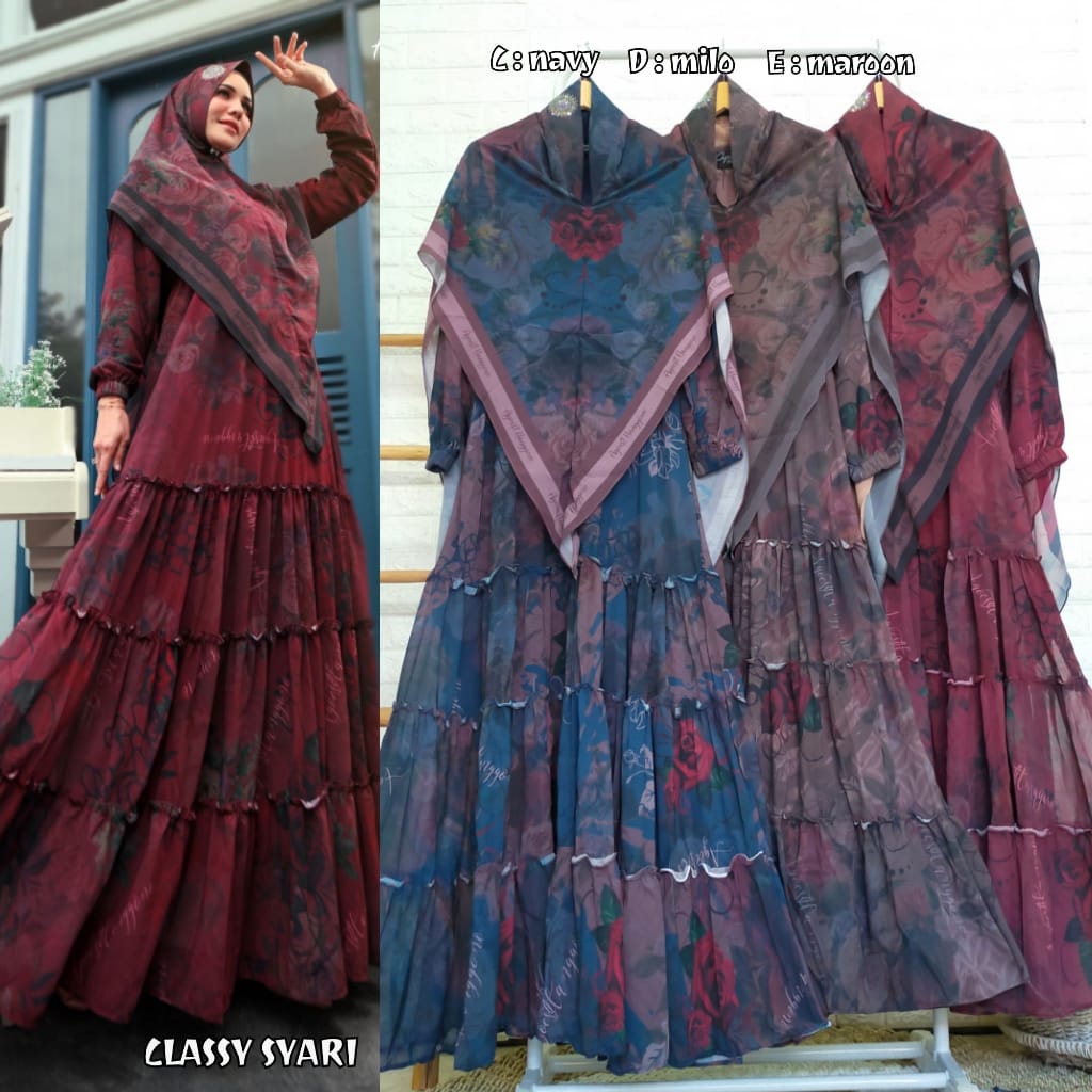 Gamis CLASSY SYARI Original by AGOEST HANGGONO