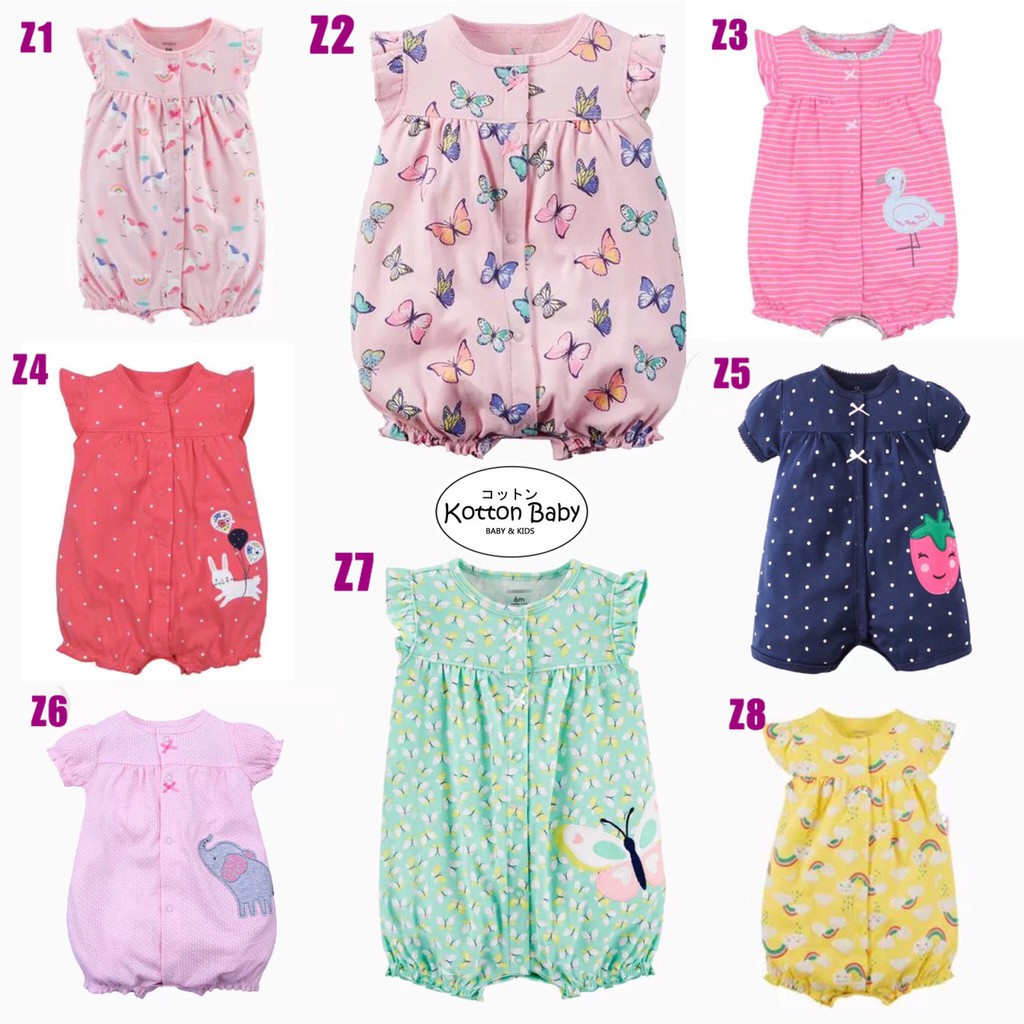 3-24bln PAKAIAN BAYI [Premium impor] BAJU ANAK JUMPER JUMPSUIT ROMPER PEREMPUAN catalog ZF Z