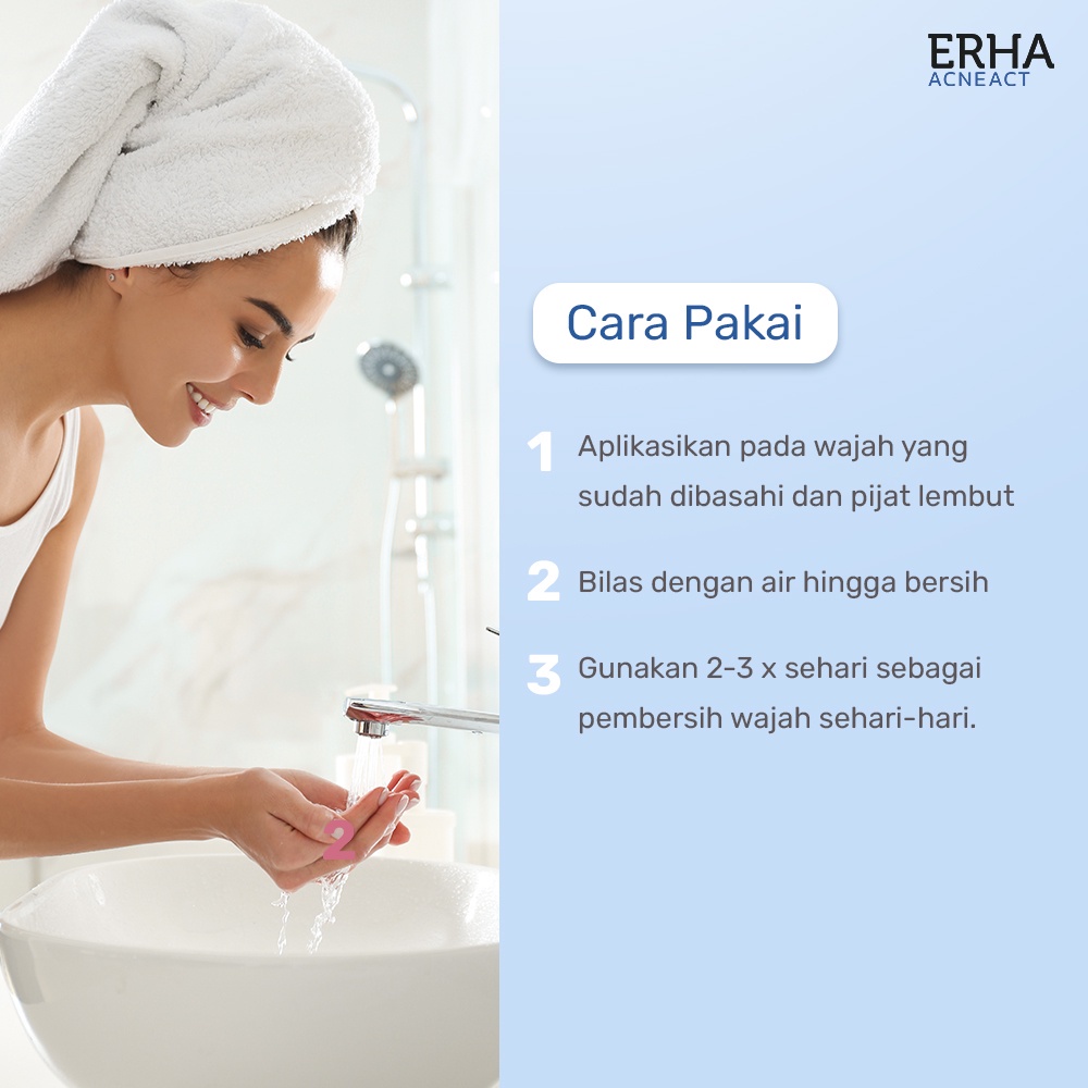 ERHA Acneact ACSBP Acne Cleanser Scrub Beta Plus 60g - Sabun Wajah Jerawat @MJ
