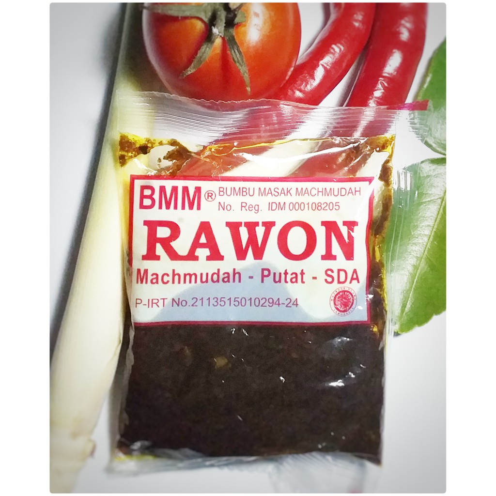 

Bumbu Masak Rawon / Bumbu Masak Machmudah ( BMM ) / Bumbu Masak Instan Rawon ( BMM )