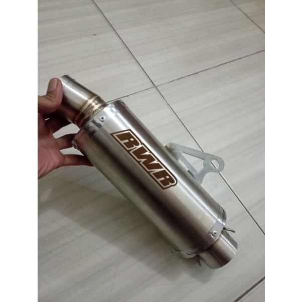 SILENCER (ONLY) KNALPOT POLOS/LASER NAMA (INLET 38/50) BEAT MIO VARIO AEROX SCOOPY NMAX PCX ADV DLL