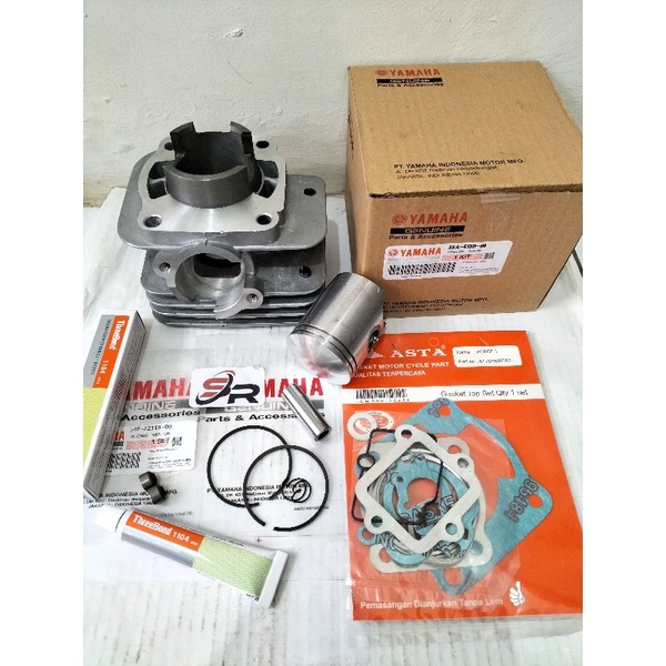 BLOK SEHER KOMPLIT (3XA) YAMAHA YGP FIZR  FIZ R  FORCE 1 POSWAN 2 TAK  LAMAKELENGKAPAN PRODUK  BLOK SEHER SET  TOPSET  LEM  SIL KLEP