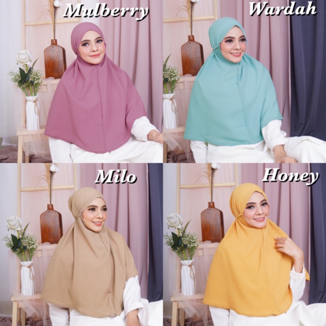 Hawa Instan/Bergo Maryam/Daily khimar/Bergo Syari/Bergo Rumahan