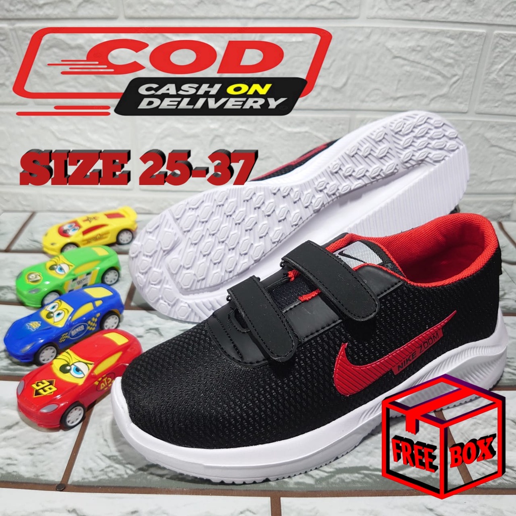 Sepatu Sneakers Sepatu Anak Import zoom Size 26-37 Usia 4-10 Tahun