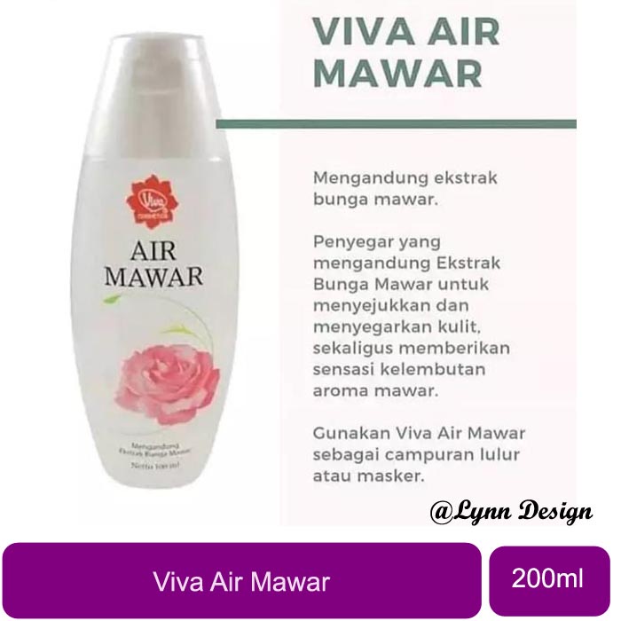 [200ML] [BPOM] VIVA AIR MAWAR | VIVA 200ML_Cerianti