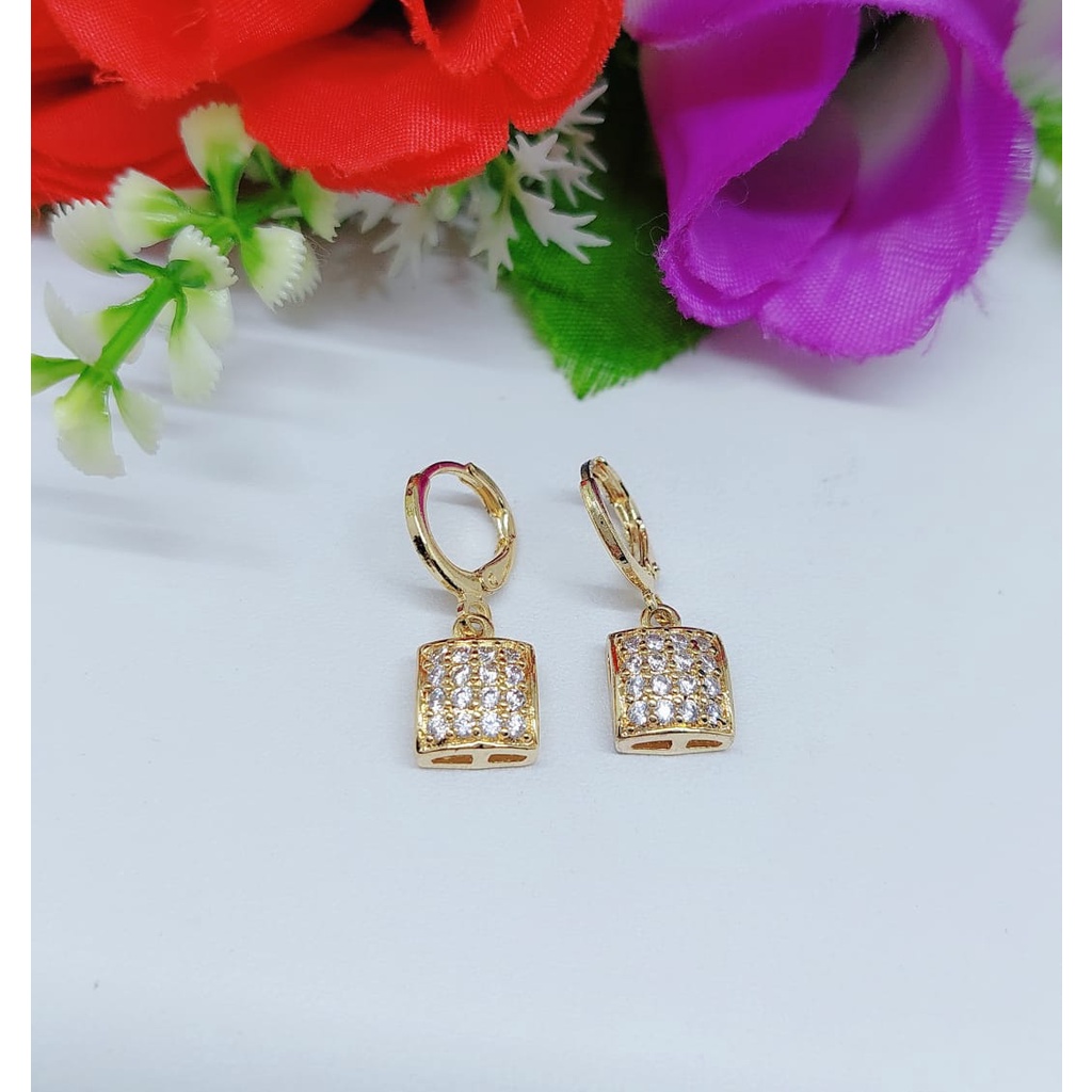 Set perhiasan kalung dan anting lapis emas A1,A2