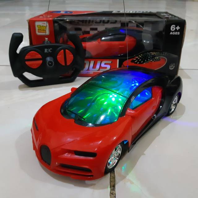 RC CAR SEDAN LED DISCO MAINAN MOBIL REMOTE CONTROL ANAK RADIO EDUKATIF