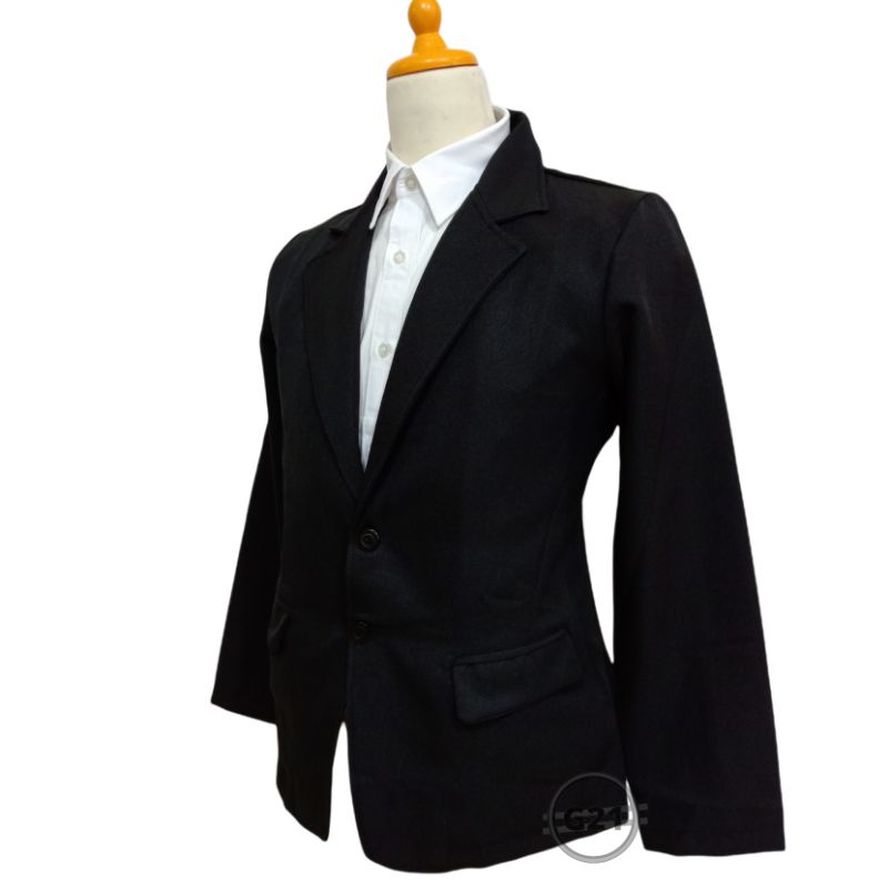 Blazer Hitam Kerja Kantor Formal Pria