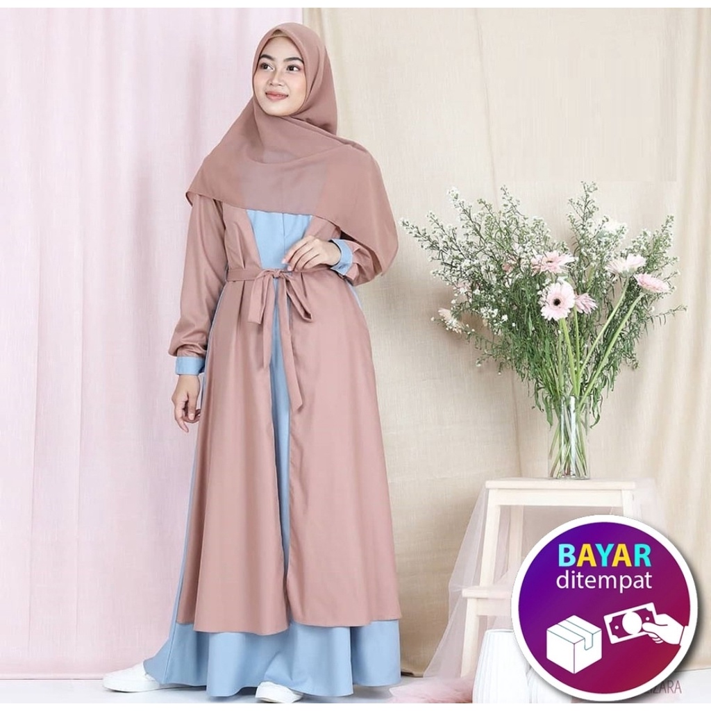 gamis remaja/gamistrendy/terlaris bahn premium/mais terbaru/terlarisberkwalitas/gamispanjang dewsa modelolivia deres no hijab/Gamis panjang bisa (COD)Gamis baAHN PREMIUM/GAMIS TRENDFY