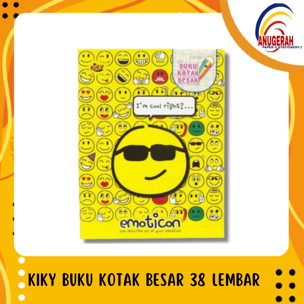 

KIKY Buku Kotak Besar 38 Lembar (PCS)