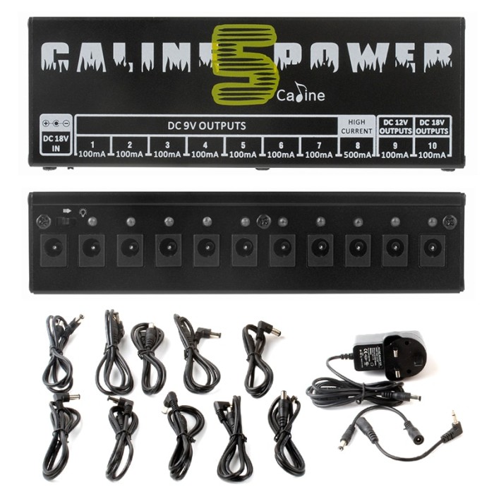 Caline CP-05 Power Supply Pedal Daya Listrik 9 V 12 V 18 V 10 Output