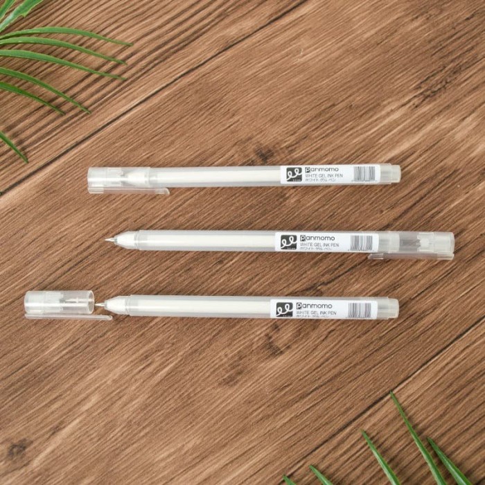 

TULIS-ALAT- FLOWER WHITE GEL INK PEN / PULPEN TINTA GEL PUTIH -ALAT-TULIS.