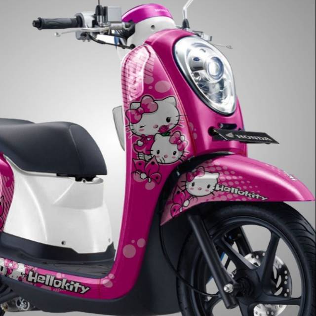 Decal scoopy hello kitty