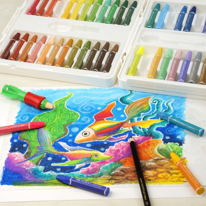 

Berkualitas Crayon Hexagonal Oil Pastel Faber Castell 48 Sale!!!