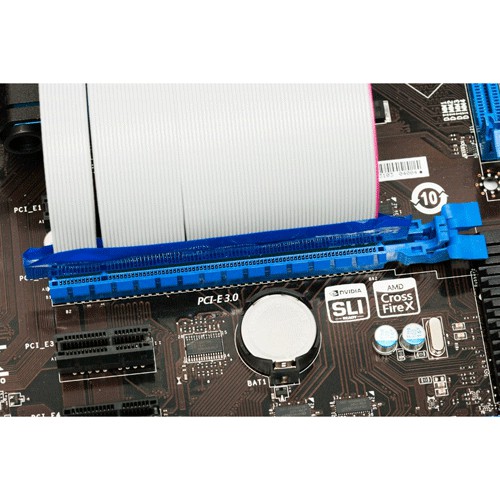 PCI-E 16X Riser Card Flex Flexible Ribbon Extender Extension OMPR03XX Cable