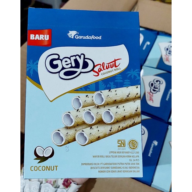 Gery Saluut Coconut Roll 7gr x 24pcs