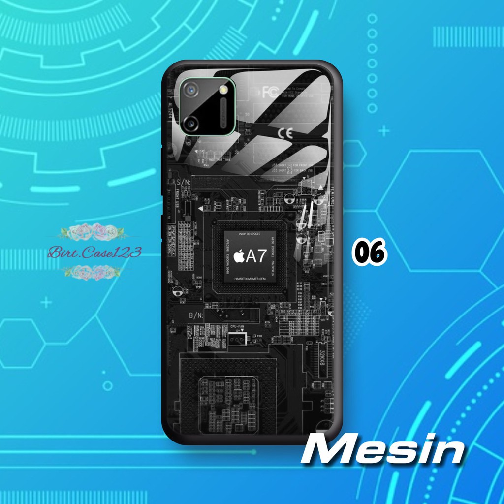 Softcase back case glass kaca MESIN Samsung J1 J2 J3 J4 J4+ J5 J6 J7 J8 2016 core pro prime BC2034