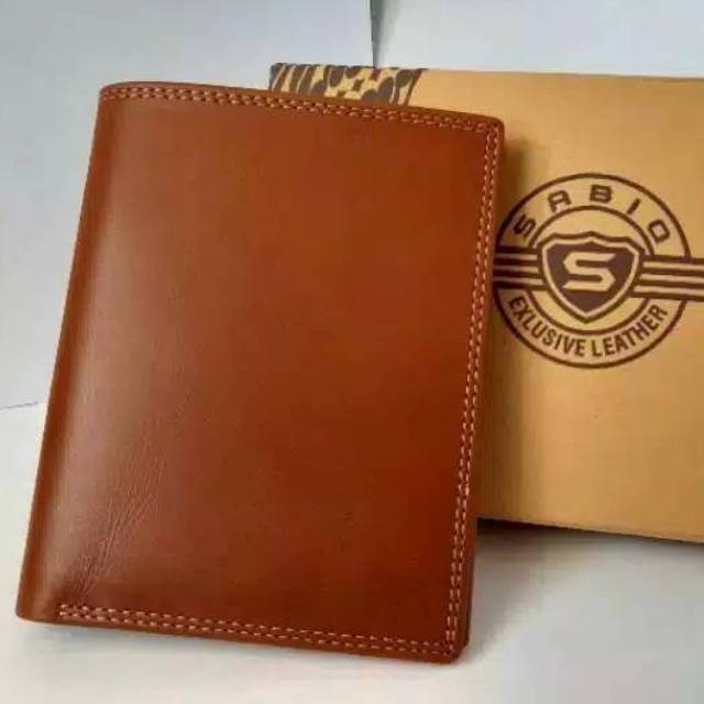 Dompet Kulit Asli pria 100% Kulit Sapi TAHAN API Kulit Motif pull up