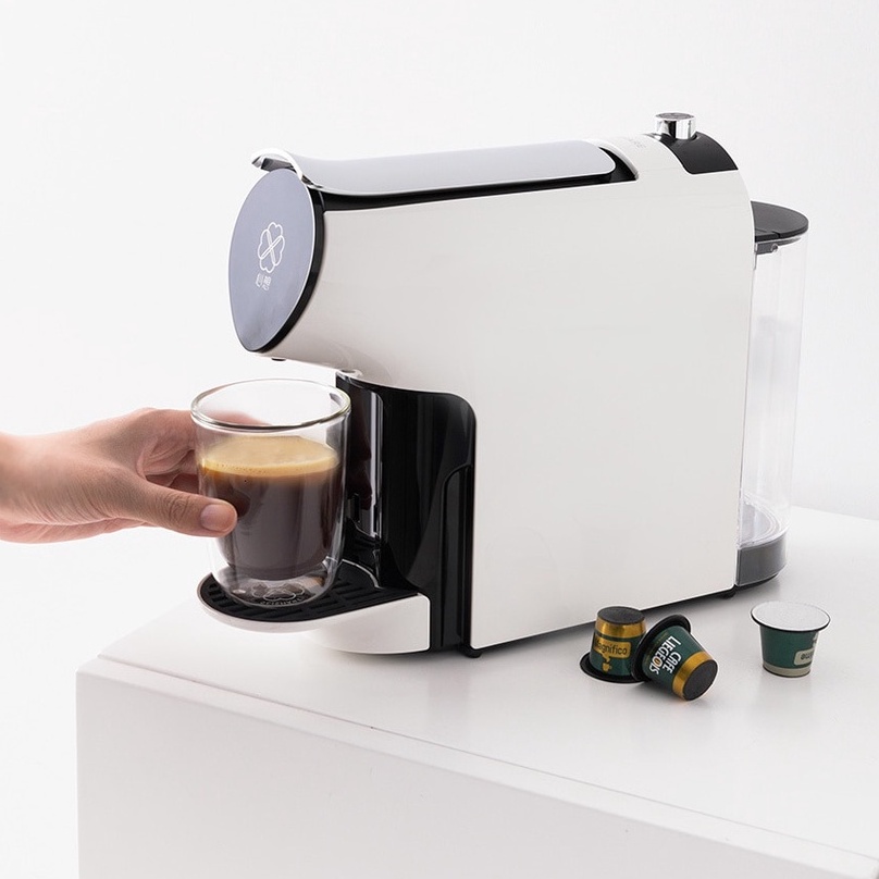 SCISHARE S1102 Pembuat Kopi Kapsul Otomatis Pintar Pembuat Kopi Elektrik dengan Kontrol Aplikasi SCISHARE Smart Automatic Capsule Coffee Machine Extraction Electric Coffee Maker Kettle With APP Control