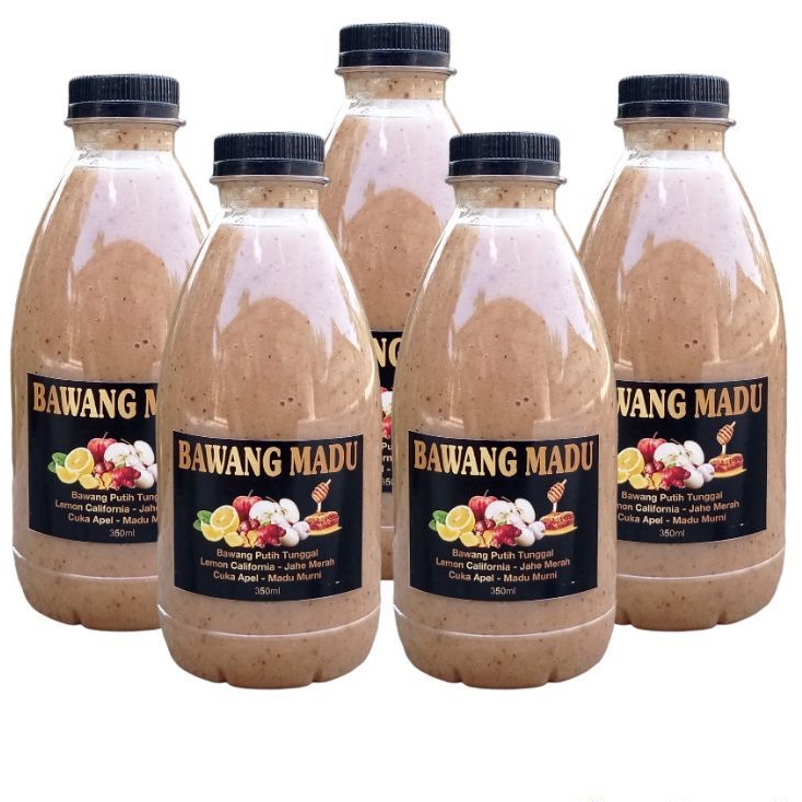 

Garjus jus bawang putih tunggal 350 ml lemon, jahe merah, madu, cuka apel