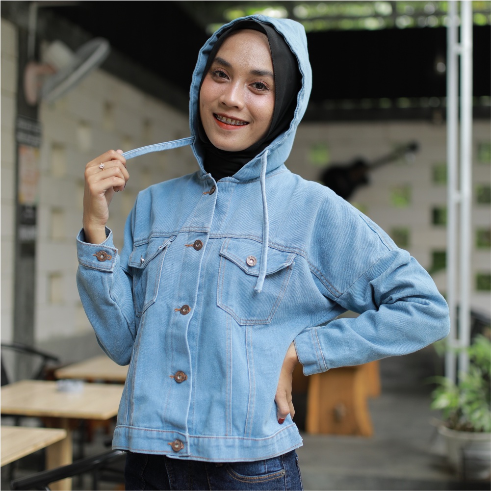 NAGITA JAKET JEANS HOODIE WANITA-2