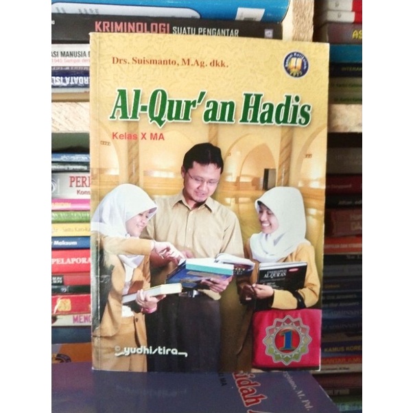 Jual Buku Al-Quran Hadis Kelas10/X/1 Sma Ma/madrasah Aliyah Yudhistira ...