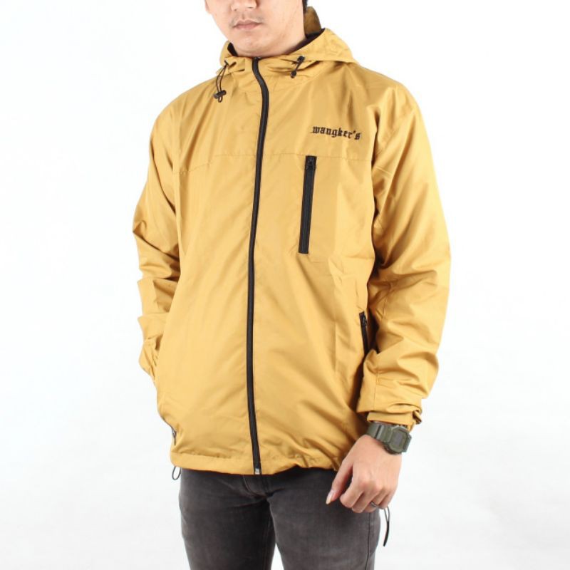 [WANGKER'S Original] Jaket Pria Casual Distro Unisex - Jaket Murah Parasut Outdoor Waterproof Gunung