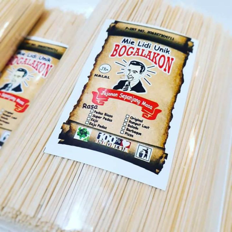 

MIE LIDI MENTAH / MIE LIDI BOGALAKON MENTAH