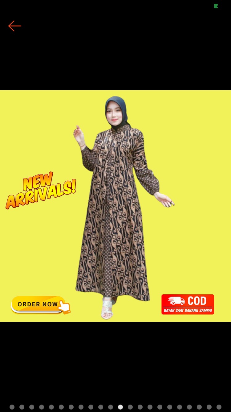 Gamis Batik Jumbo Modern Premium - Gamis Busui All Size/gamis Batik Kombinasi - Gamis Batik Terbaru