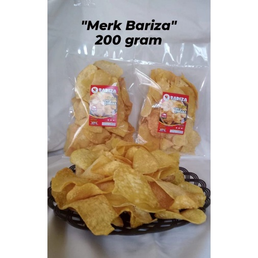 

Kripik Talas 200gram / Keripik Talas 200 gram / Jajanan Oleh-Oleh Camilan Gurih Renyah