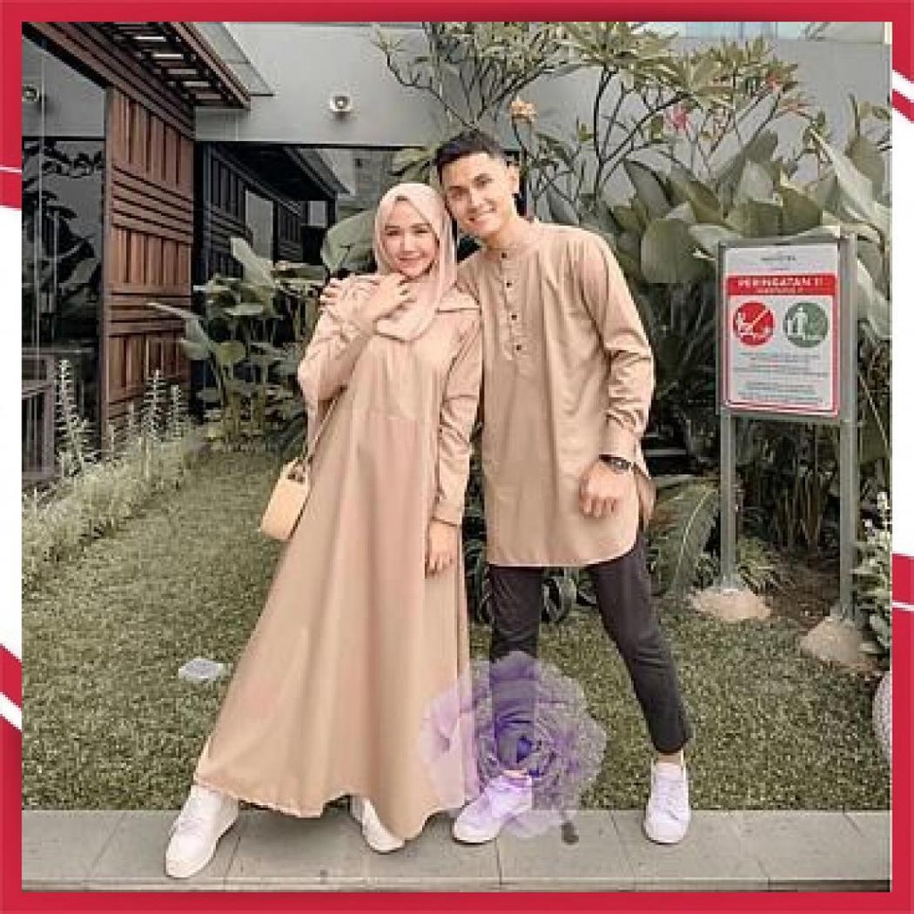 Cp Sungkars/Couple Muslim/Cp Balotely/Baju Muslim Couple/Gamis Couple
