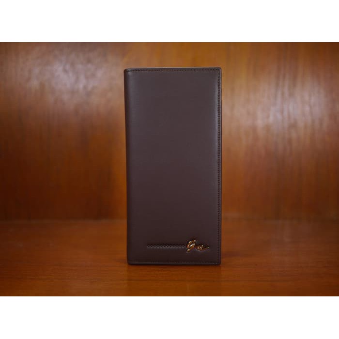 dompet kulit pria panjang Giorgio Agnelli DP8100-208 coffee