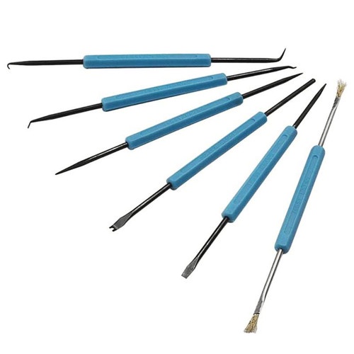 PERLENGKAPAN SOLDER ASSIST ALAT BANTU SOLDER 6 PC DOUBLE SIDE MULTIFUNGSI REPAIR TOOL SET