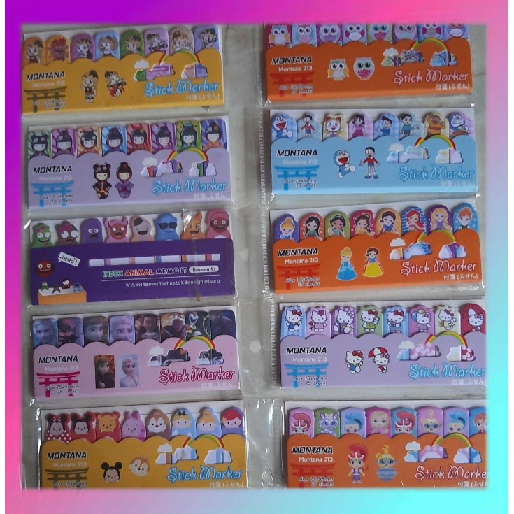 

Pembatas buku /stick memo