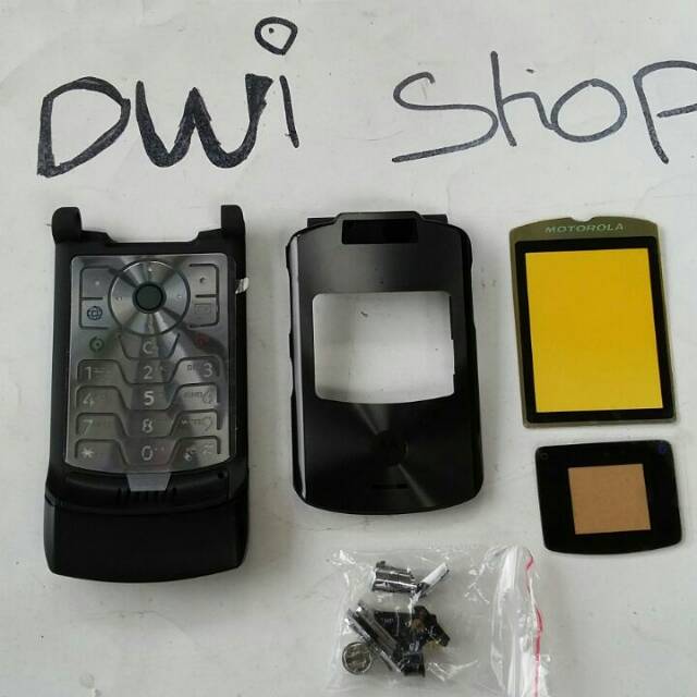Casing fullset motorola v3xx hitam
