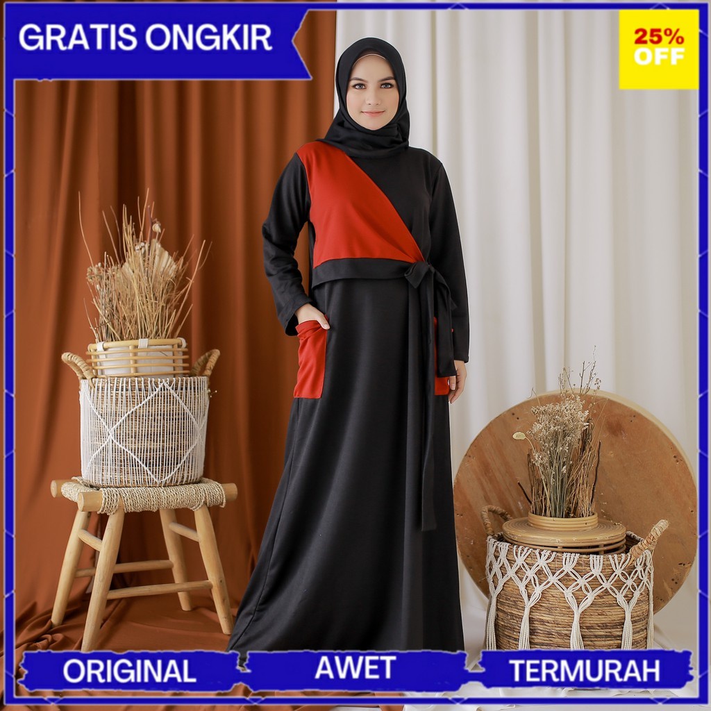 SITI SHOP 1212 - (BAYAR DITEMPAT) TERBARU DAN TERLARIS Yava Pocket Dress