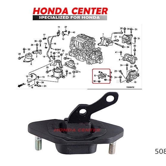 engine mounting kiri bawah accord cp2 2008 2009 2010 2011 gantungan mesin kiri bawah accord cp2 2008 2009 2010 2011 dudukan mesin accord cp2 2008 2009 2010 2011 transmisi mounting accord cp2 2008 2009 2010 2011 50850-TA0