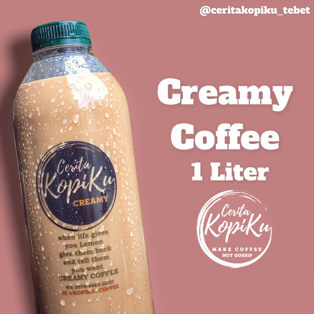 

Kopi Susu Creamy Coffee 1 Liter (Khusus Pengiriman Instant/Same Day)