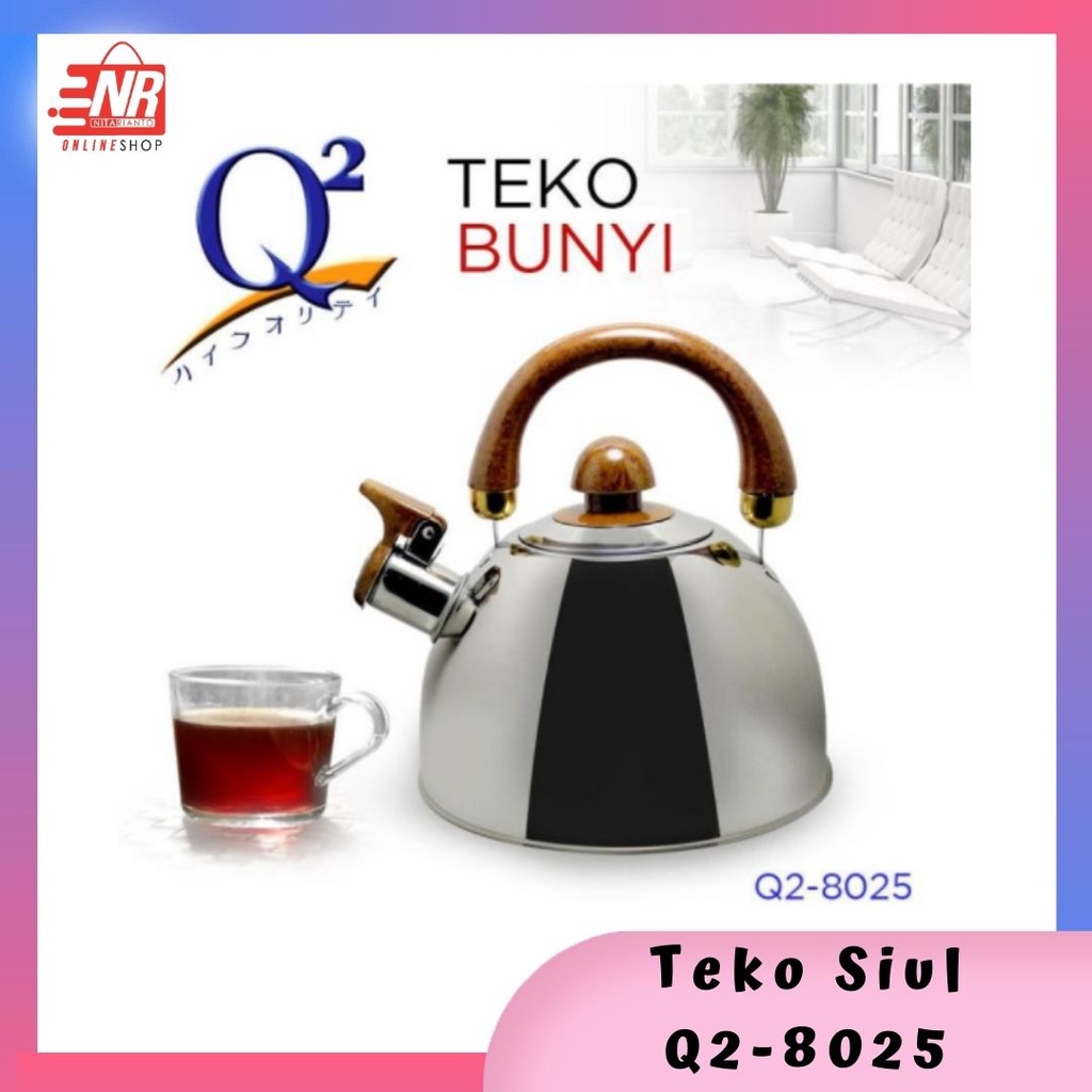 Teko bunyi Q2 / Teko siul 8025 / Teko Air / Tempat Air Panas / Teko Uap