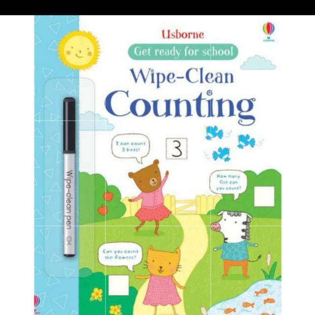 Jual Usborne Wipeclean Counting (includes pen) Shopee Indonesia