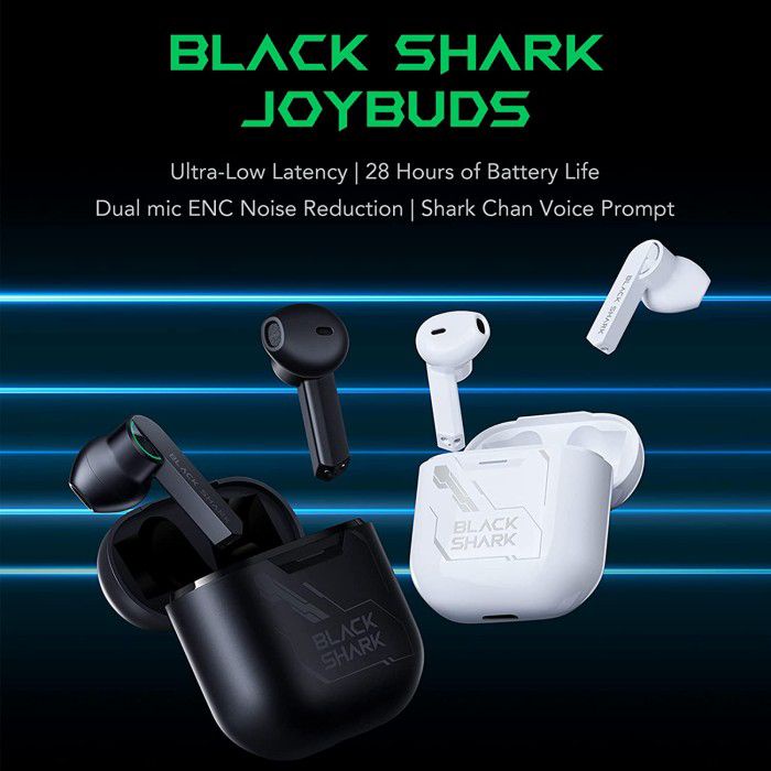 Black Shark JoyBuds TWS Bluetooth Gaming Earphones BE18 Garansi Resmi 1 Tahun