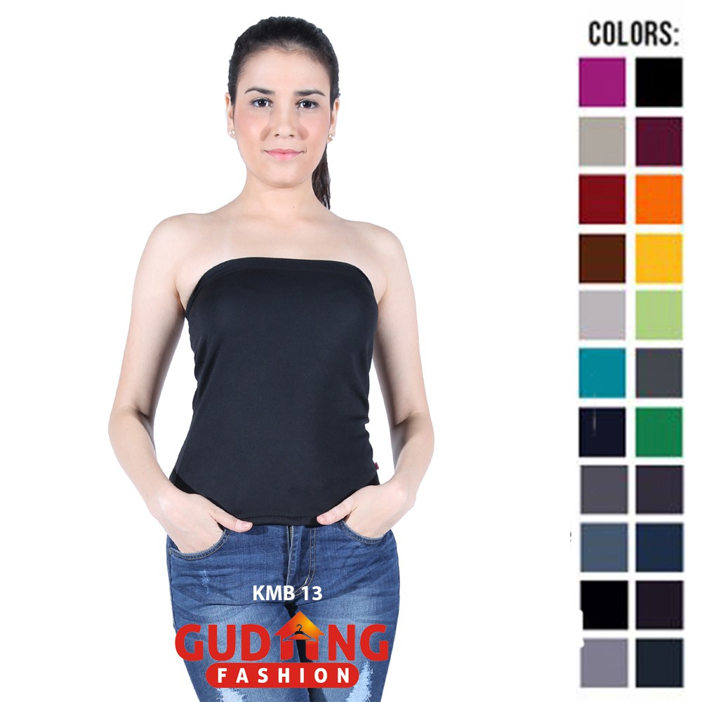 Kemben Tanktop Tanpa Tali Pakaian Dalam Wanita - Banyak Pilihan Warna (COMB)