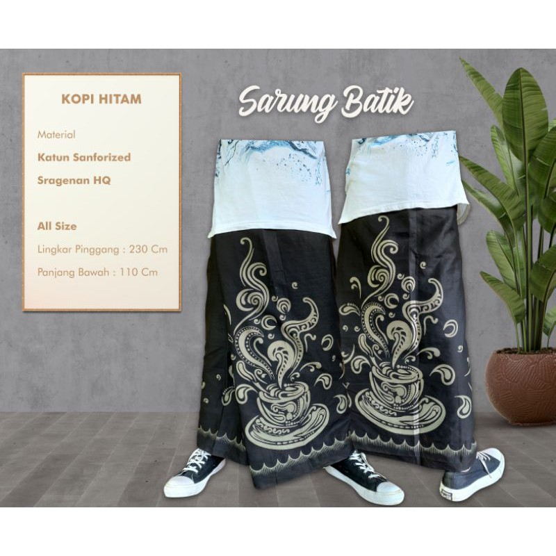 Sarung Batik Kopi #Sarung Santri