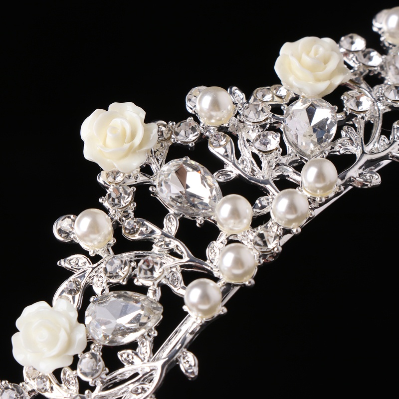 Siy Mahkotatiara Hias Mutiara Gaya Putriratumewahmewah Untuk Dekorasi Pernikahanpengantin Wanita