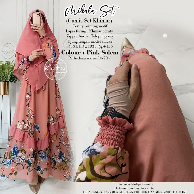 gamis - mikala set by ratu